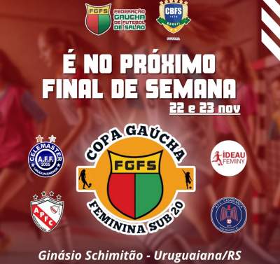 COPA GACHA FEMININA SUB 20, VALE VAGA NA TAA BRASIL 2026