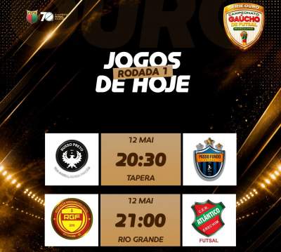 DOIS JOGOS COMPLETAM A 1� RODADA DA S�RIE OURO MASCULINO 2026