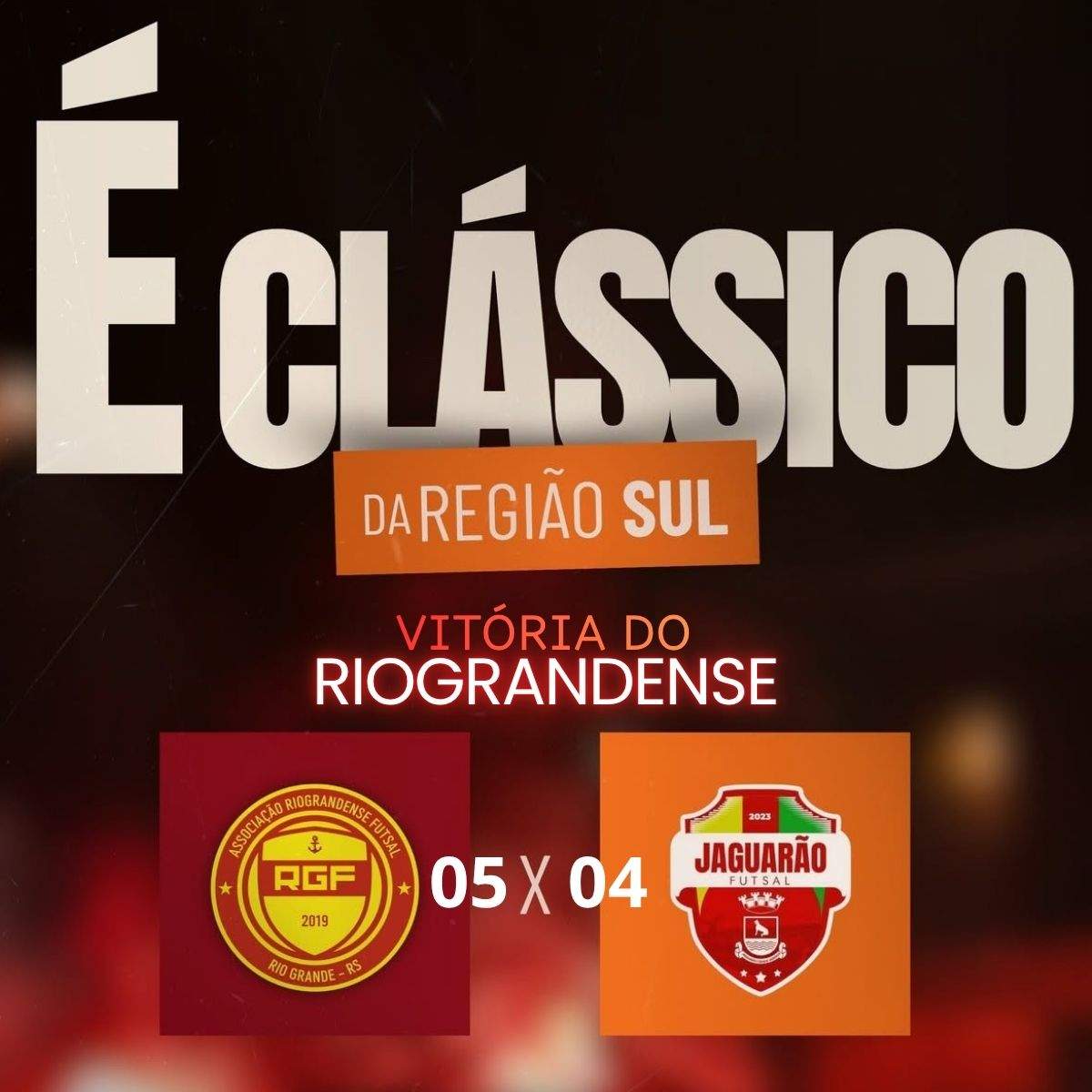 RIOGRANDENSE VENCE O CL�SSICO DA ZONA SUL PELA S�RIE OURO 