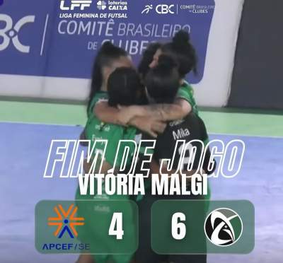 MALGI/CAVG VENCE FORA DE CASA PELA LIGA NACIONAL 