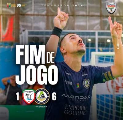 AAGF GOLEIA SVC FUTSAL EM SANTA VIT�RIA DO PALMAR PELA S�RIE PRATA